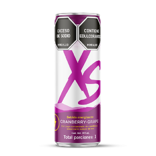 XS™ Cranberry Grape Lata